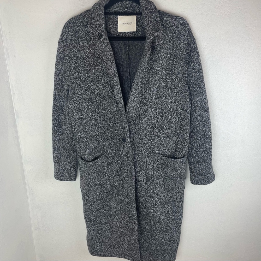 Lucky Brand Charcoal Trench Coat